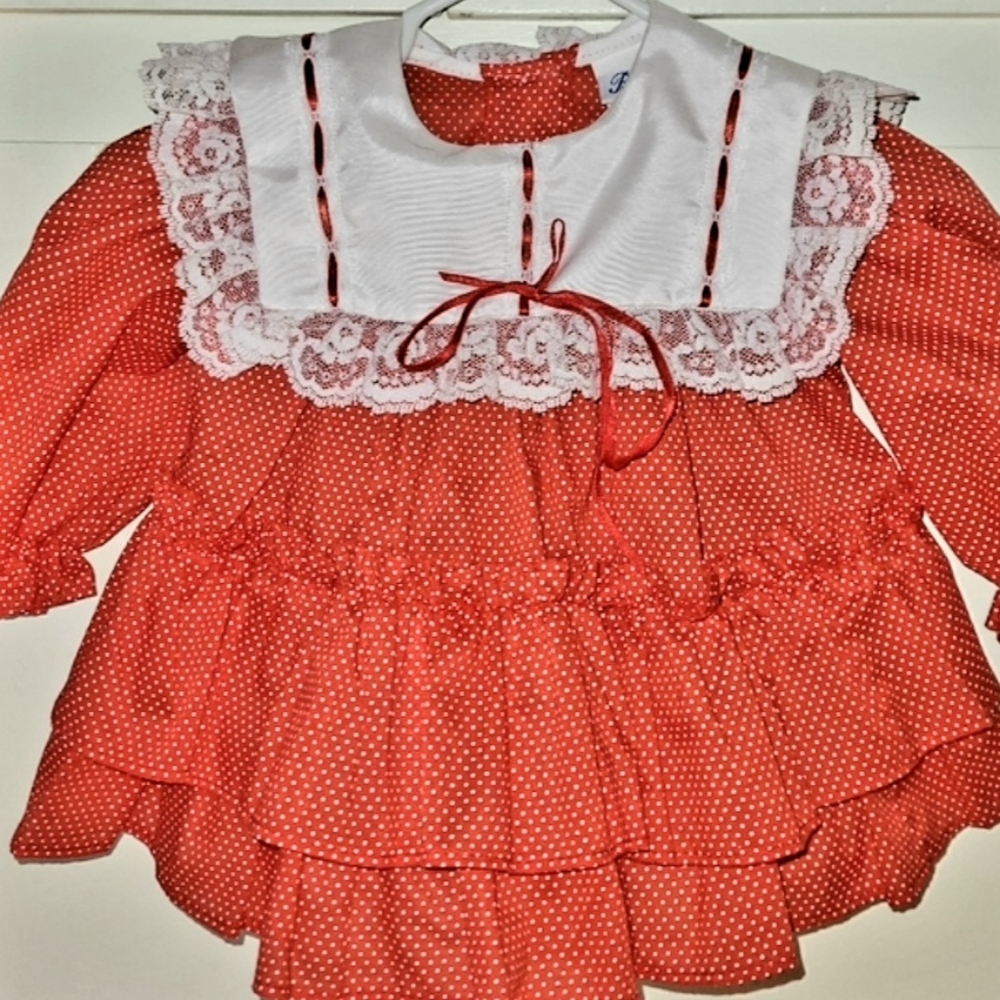 Vintage Red Bryan Baby Dress